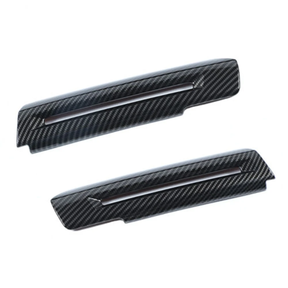 

Car 2pcs Inner Door Handle Ring Trim Decor Cover For Ford Mustang 2015+ Door Armrest Handle Cover Trim Interior Accessories