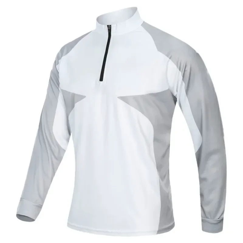 Новые профессиональные рубашки для рыбалки с длинным рукавом UPF 50+ дышащая