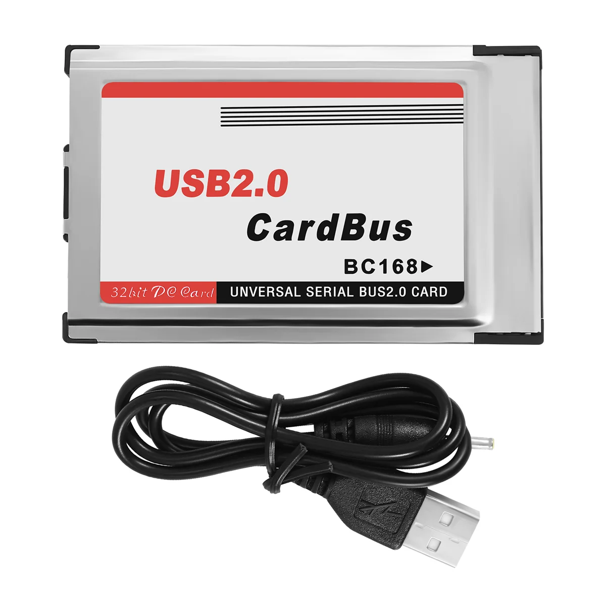 PCMCIA — USB 2.0 CardBus двойной 2-портовый адаптер для карт 480 м портативного компьютера