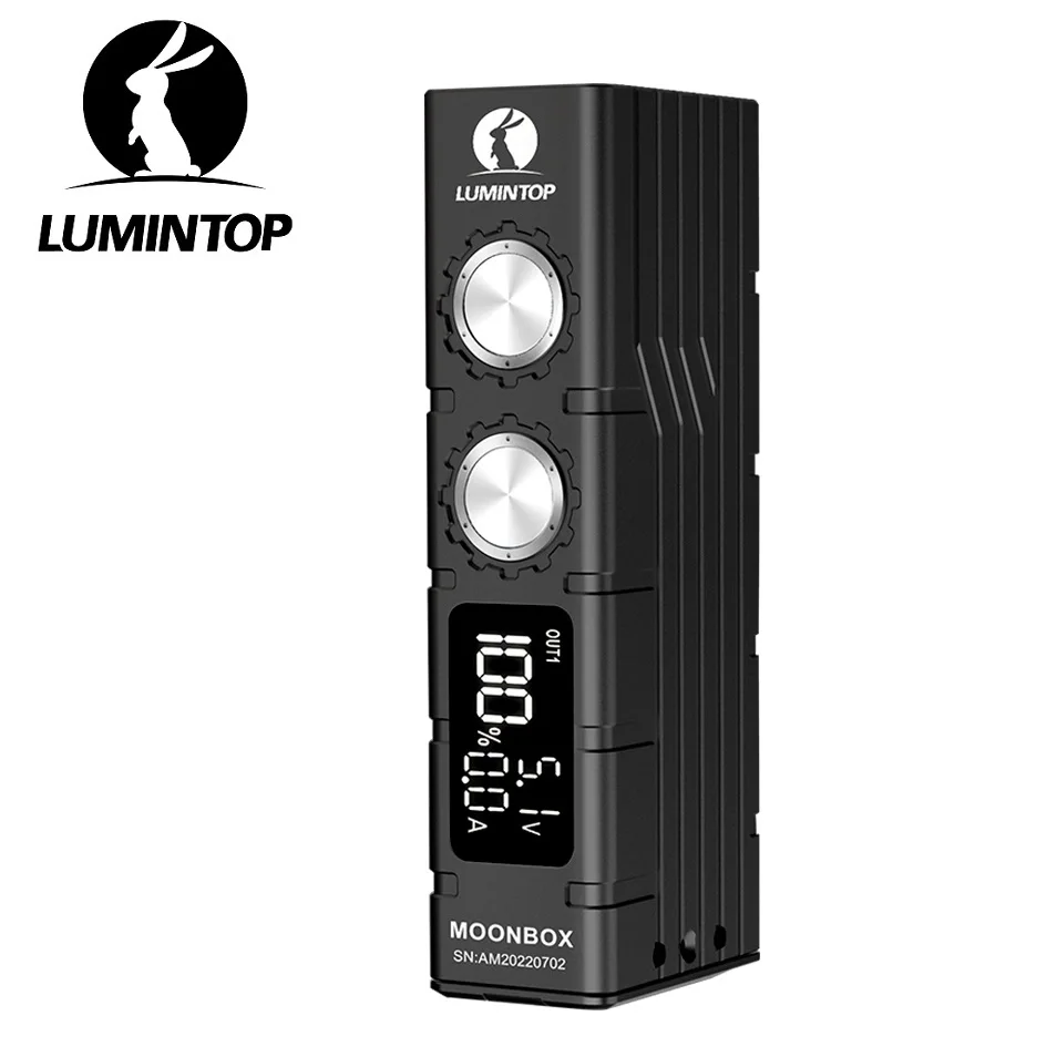 

Lumintop Moonbox Colorful USB TYPE C Powerful Flashlight Cree XHP50.3 12000LM with Built-in 21700 Battery Torch with LED Screen