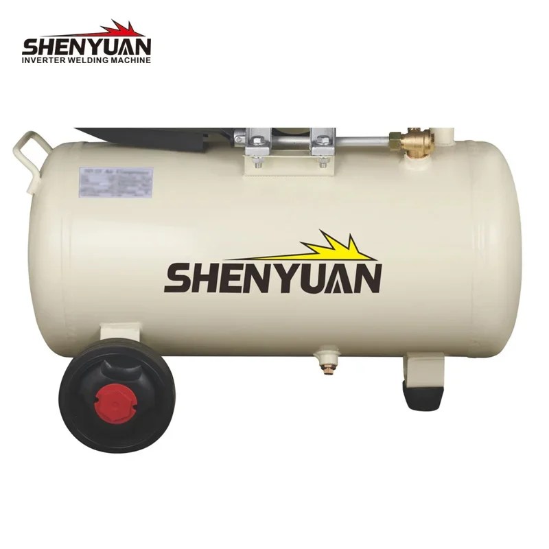 Фото Мобильный компрессор Shenyuan 2HP 1.1KW 8Bar 20L ZA-2024 с прямым приводом для инструментов №3