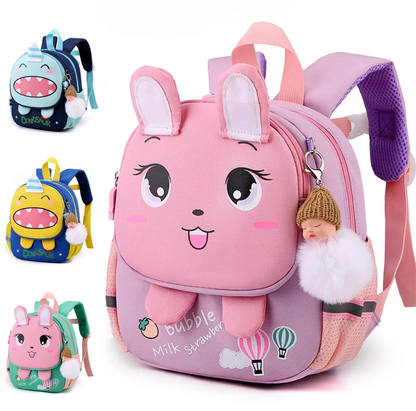 

Cartoon Anti-lost Kindergarten School Bag For Baby Girls Kids School Backpack Baby Boys Waterproof Backpack Mochila school bags