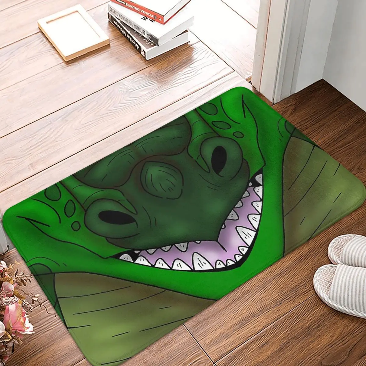 

LeafWingBathroom Mat Book of Dragons Stoker Short Film Doormat Living Room Carpet Balcony Rug Home Decor
