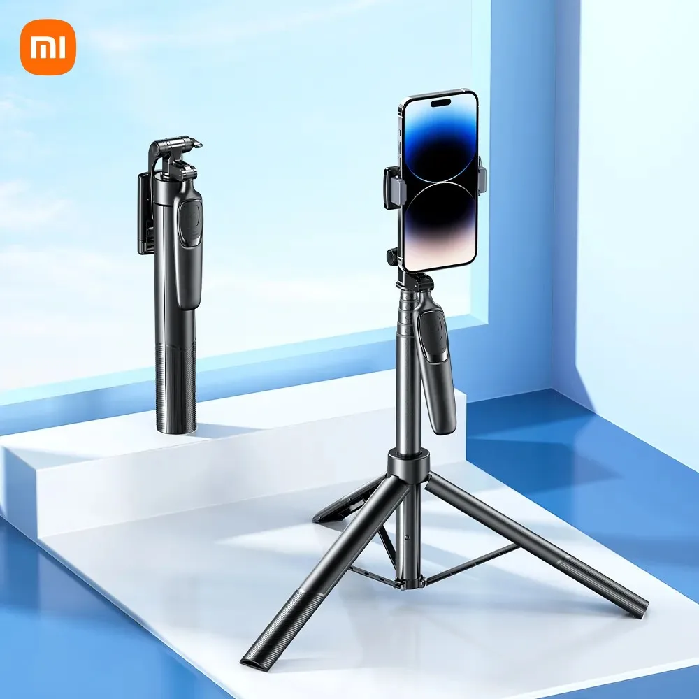 

Xiaomi Wireless Bluetooth Selfie Stick Foldable Portable Tripod Smart Gimbal Stabilizer for Mobile Phone Android IOS TikTok