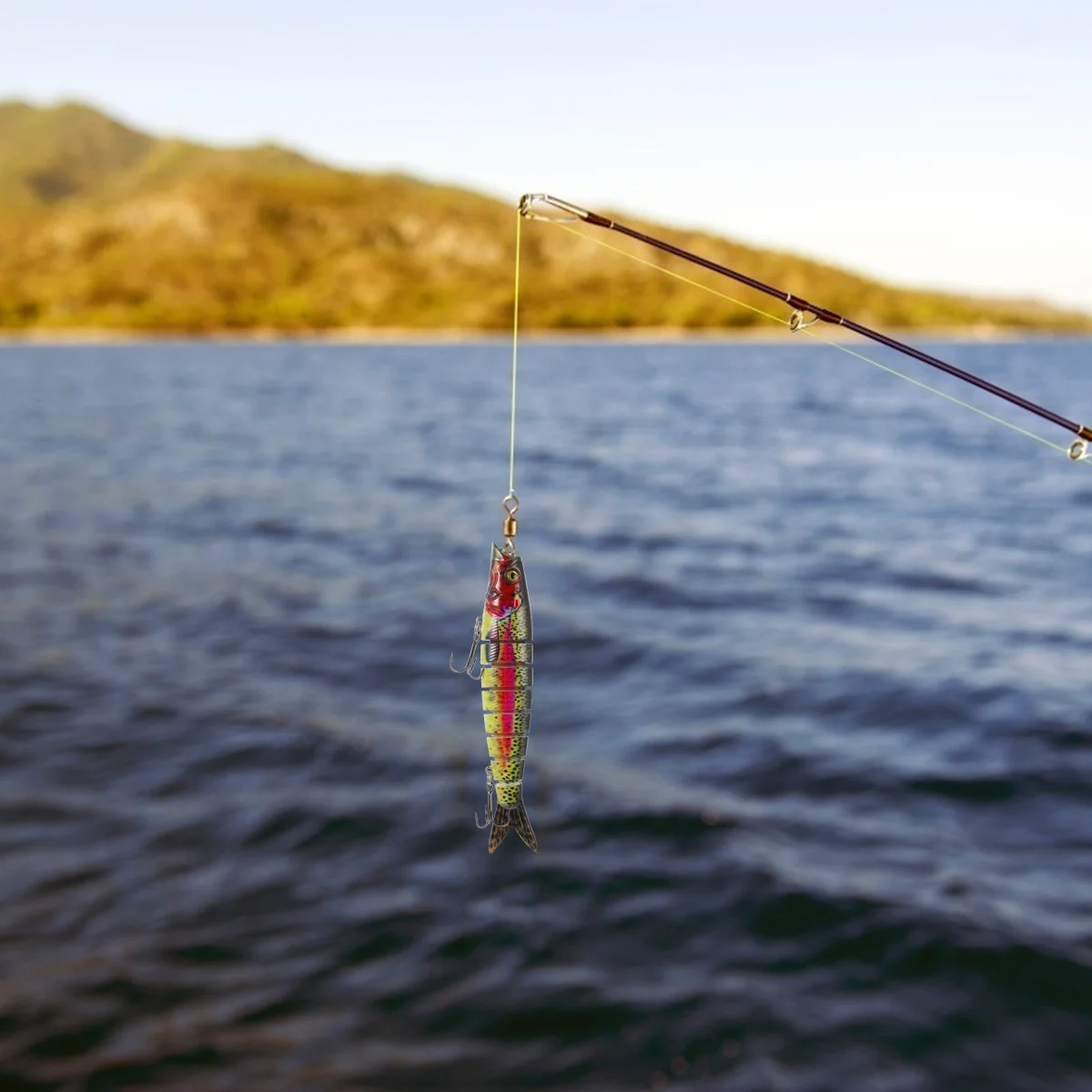 

1Pc Fishing Lures Multi Jointed Swimbaits Baits Lifelike Grouper Fish Crankbait Fishing accessories