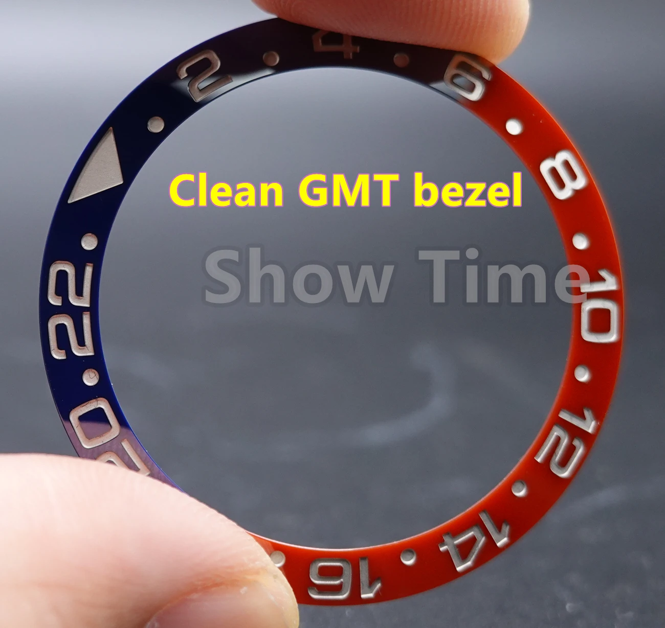 

Best quality Watch Part Clean Factory Ceramic Bezel 38mm for 40mm GMT red/blue 3186 Replacement Accessories 116710/126710
