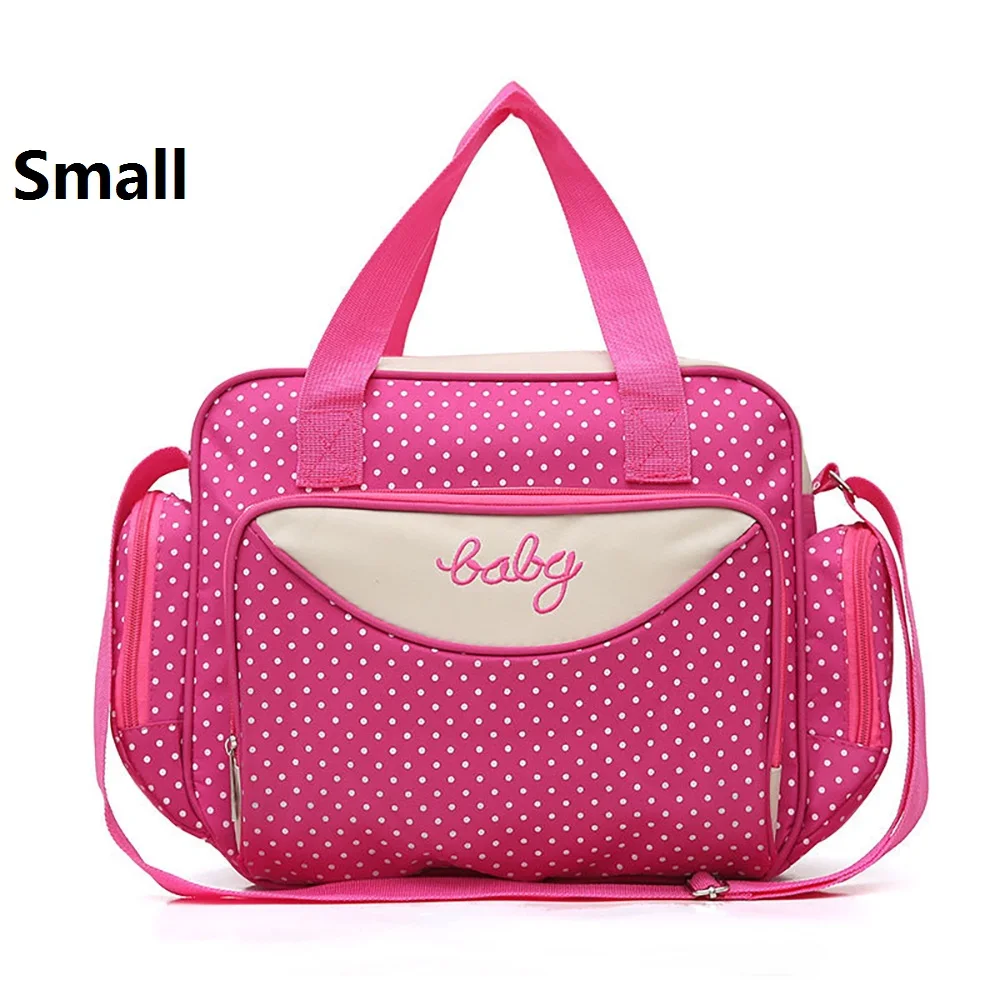 Сумка в горошек для мам модный уличный ранец хранения подгузников сумка