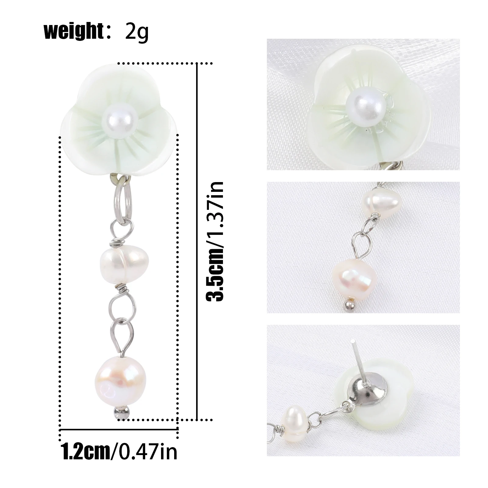 NEKOL Женские серьги с цветами Индивидуальные ювелирные изделия для женщин и