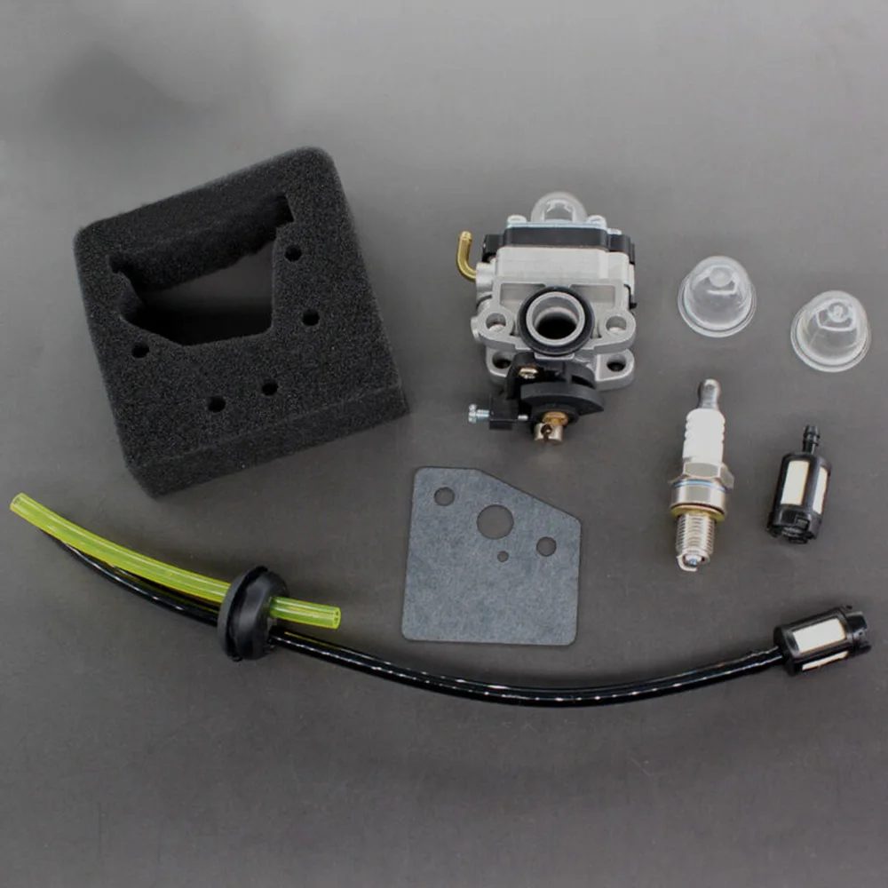 

Primer Bulb Carburetor Fuel Line Carb Gasket Spark Plug Kit For Honda GX31 GX22 Air Filter Replacement Trimmer Lwan Mower Parts