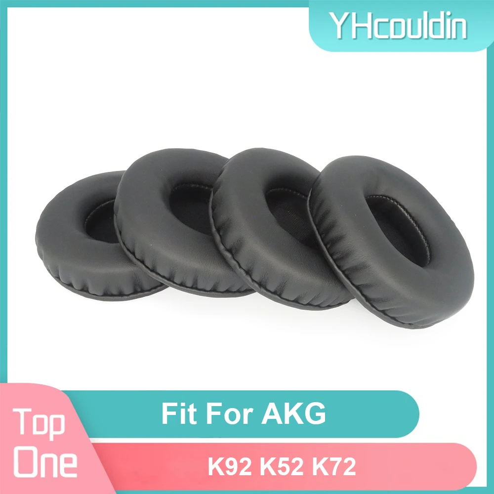 

Earpads For AKG K92 K52 K72 Headphone Earcushions PU Soft Pads Foam Ear Pads Black