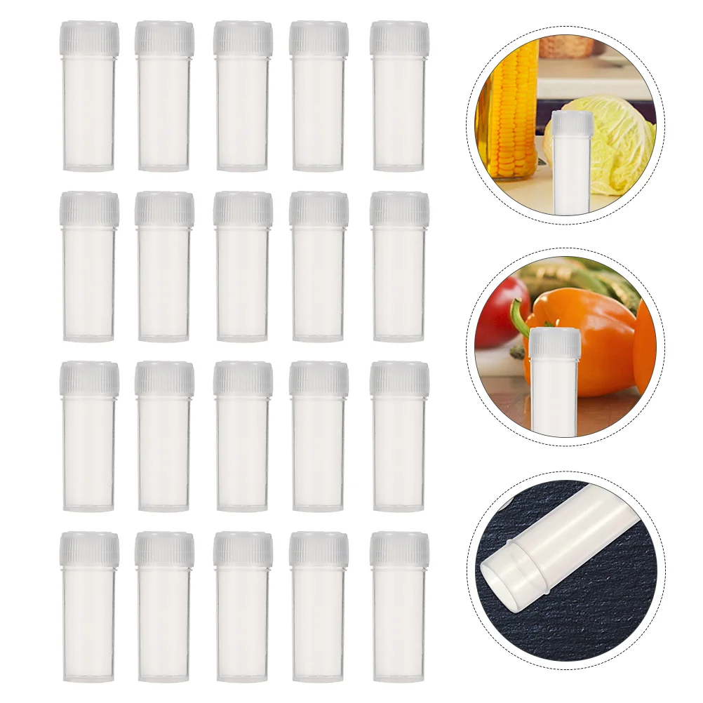 

200 Pcs Clear Container Bottled Essential Oil Plastic Bottles Keg Sample Containers