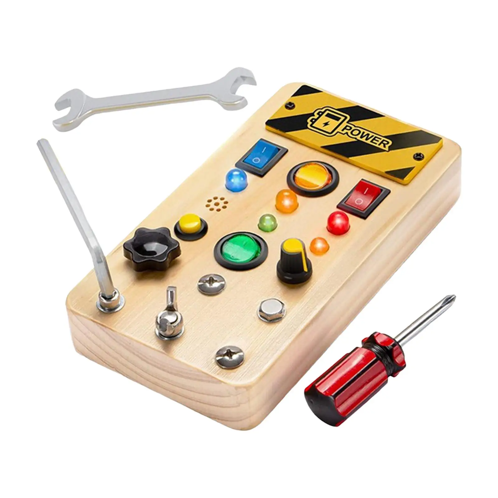 

Montessori Busy Board Wooden Activity Developing Activity Board Basic Life