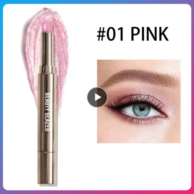 

Легкие тени для век, ручка для макияжа, полноцветные, более удобные в использовании, богатый цвет, макияж глаз, Двухсторонние Тени для век, тени для век