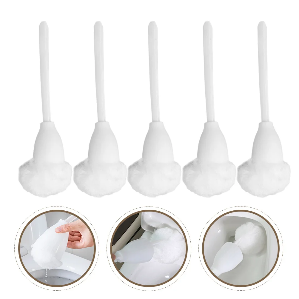 

Soft Toilet Brush Cleaner Cleaning Supplies Handled Simple Brushes Bath Tub Cleaners Wash