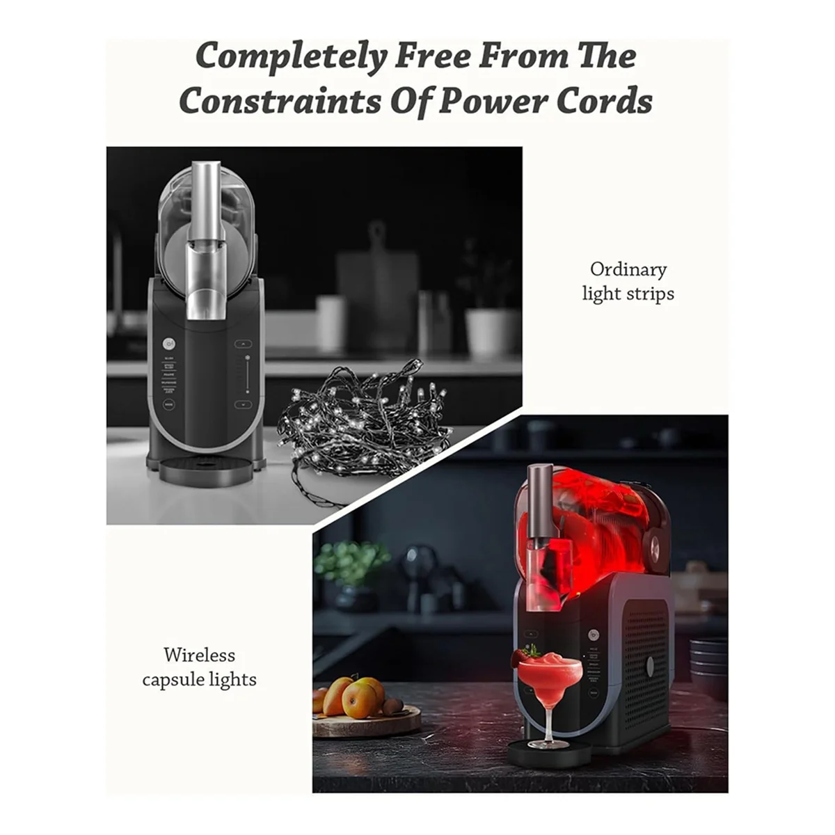 Светодиодные фонари для Slushi FS300, комплект из 4 светодиодных фонарей для Slushi FS301FS300, капсульный осветительный модуль, аксессуар для машины для слякоти (art.: 3920cfc7ff2e4) - 3920cfc7ff2e4