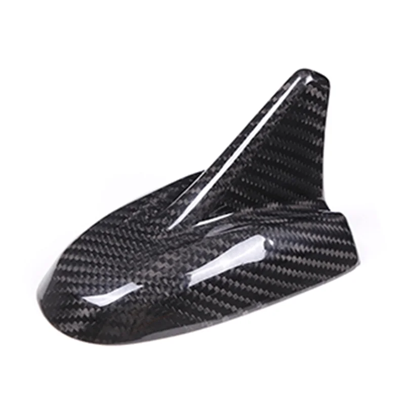 

For Maserati Ghibli 2014-2019 Real Carbon Fiber Car Roof Shark Fin Antenna Trim Cover Car Styling