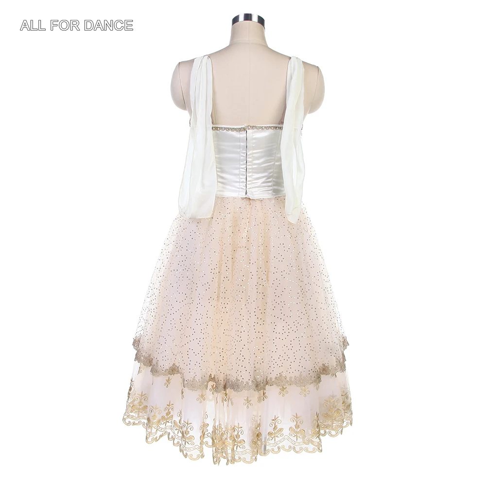 B24035 Романтические длинные профессиональные балетные пачки цвета слоновой кости