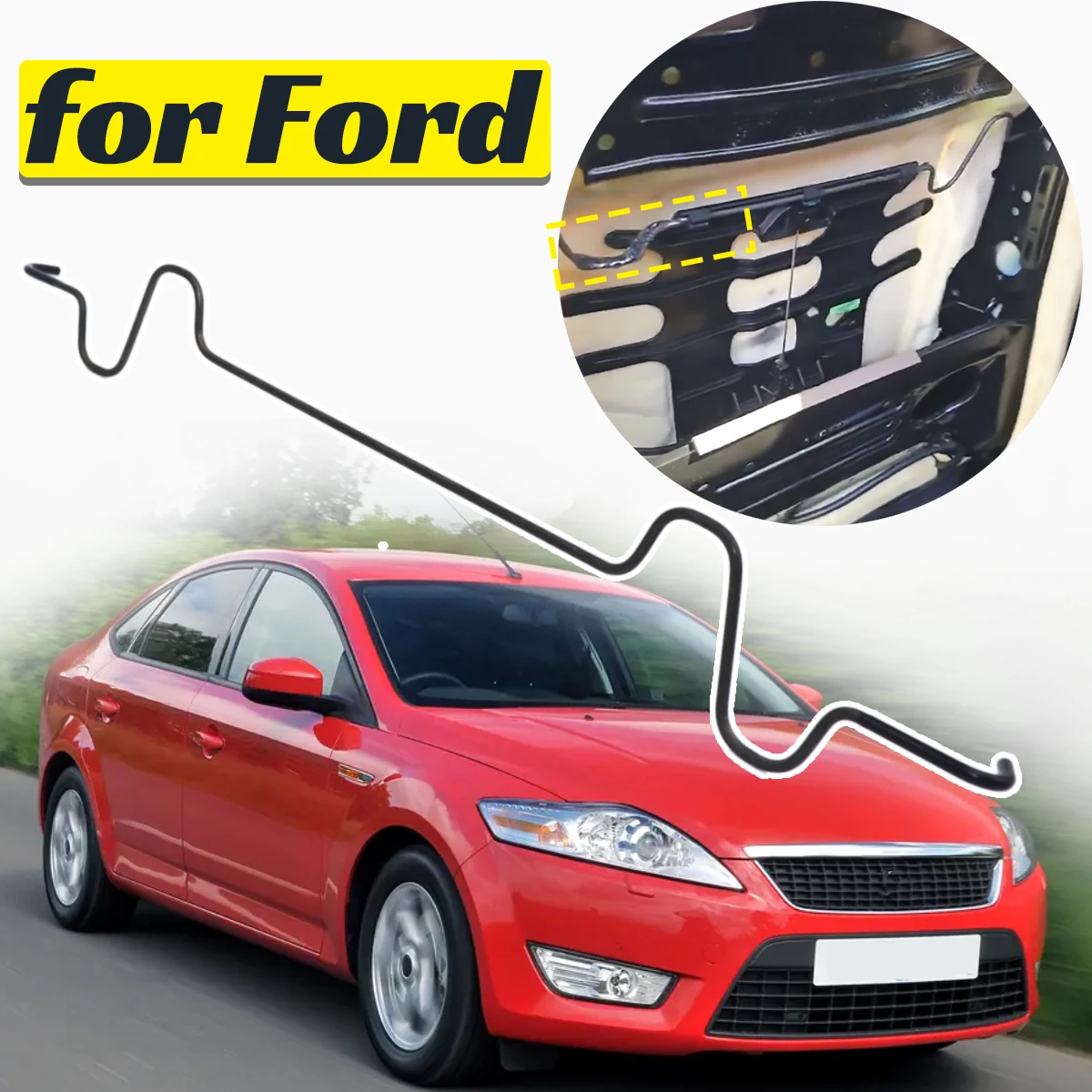 

38,7 см комплект для ремонта поясничной опоры переднего сиденья и спинки для Ford Mondeo MK4 2007-2013 S-Max Galaxy, фиксирующий кабель для спинки автомобиля