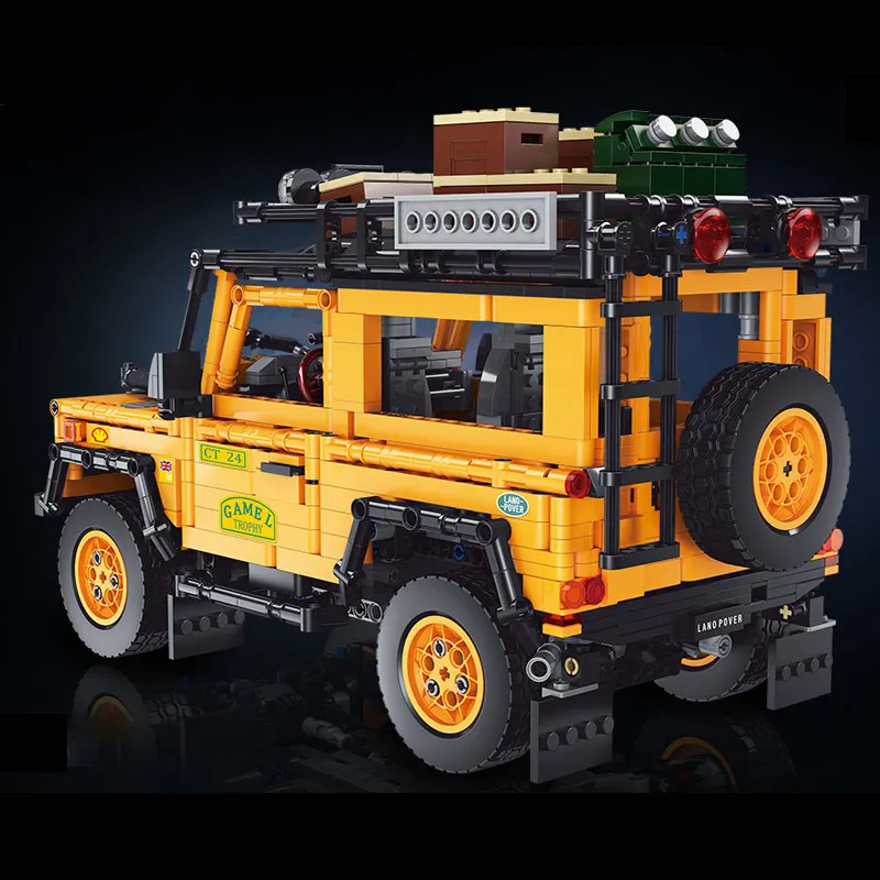 Технический автомобиль APP пульт дистанционного управления J908 Defender Moter Power brick, строительные блоки SUV, Подарочные игрушки для детей, наборы Moc для сборки