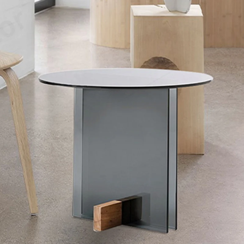 

Dining Table Decor Standing Waterproof Unique GlaDesksDesks Dining Table TranDesksparent AeDesksthetic Neuble Balcony Furnlture