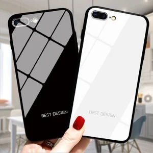 Tempered Glass Phone Case For Vivo Iqoo Pro 5G Neo 3 Z1X 5 Z1 U3 7 Z3 8 Z5 9 U5 5S T1 Y73 Y95 Y93 Y91C Phone Cover Solid Color