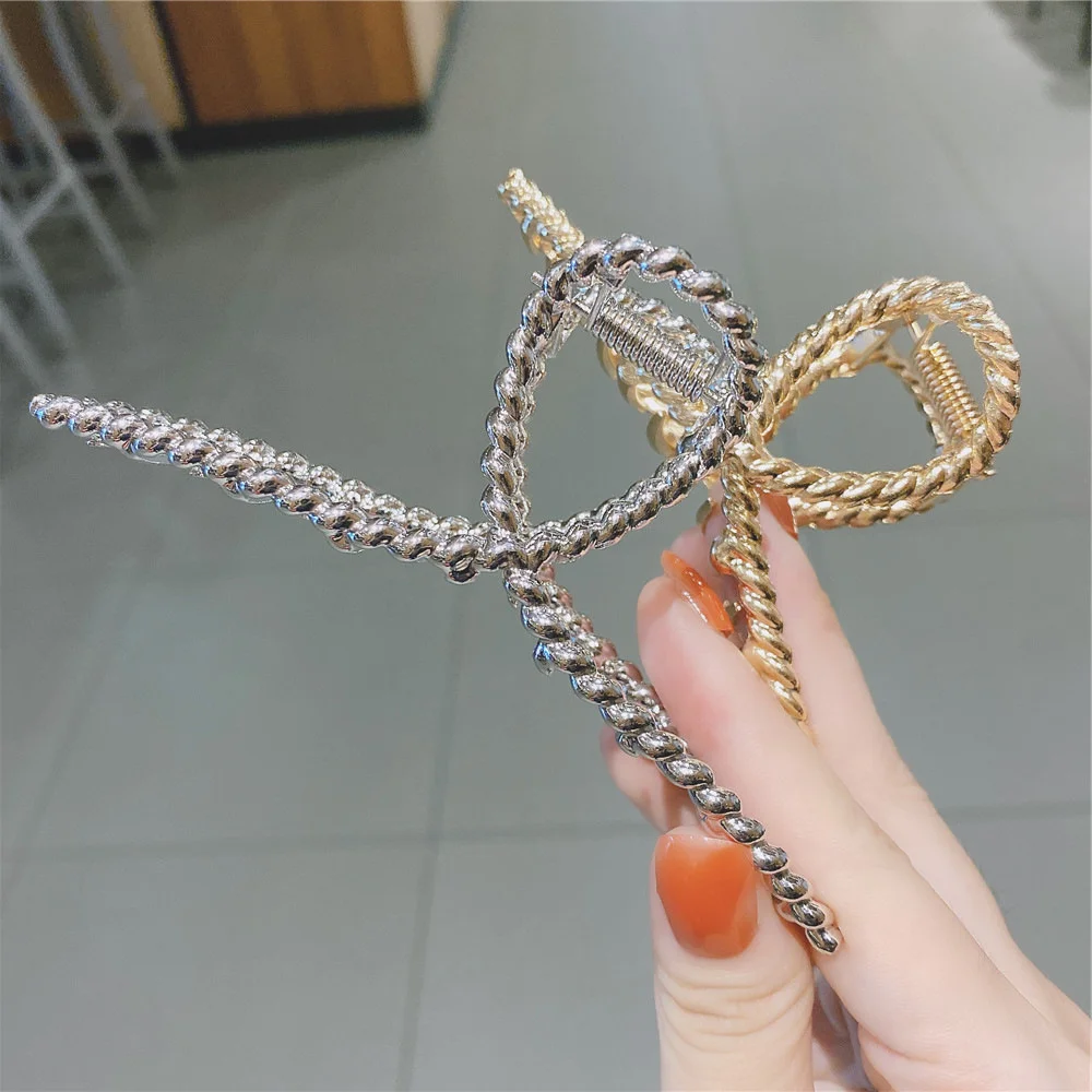 Women Geometric Hair Claw Girls Clamps Fashion Metal Hair Crab Cross Hair Clips Headband Hairpin Fashion Hair Accessories