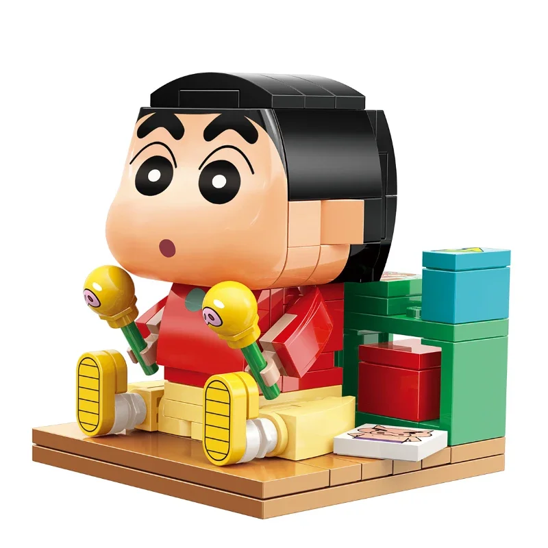 Keeppley мультяшный Карандаш Xiaoxin Street View строительный блок кошка автобус комната