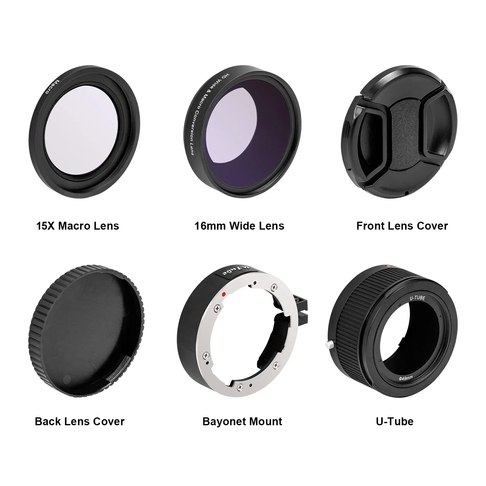 49 мм широкоугольный макрообъектив 2-в-1 для Sony ZV1 SONY ZV-1 RX10