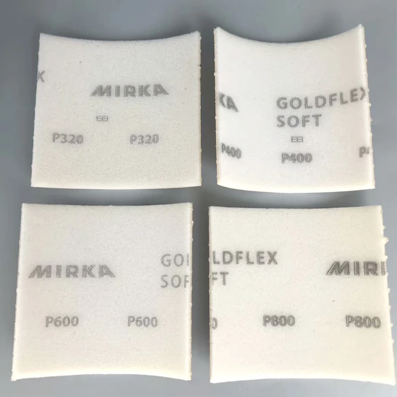 MIRKA Car Sandpaper Soft Sponge Sand Handtear Sea Soft Sandpaper Sanding Card Fine Sanding Sheet