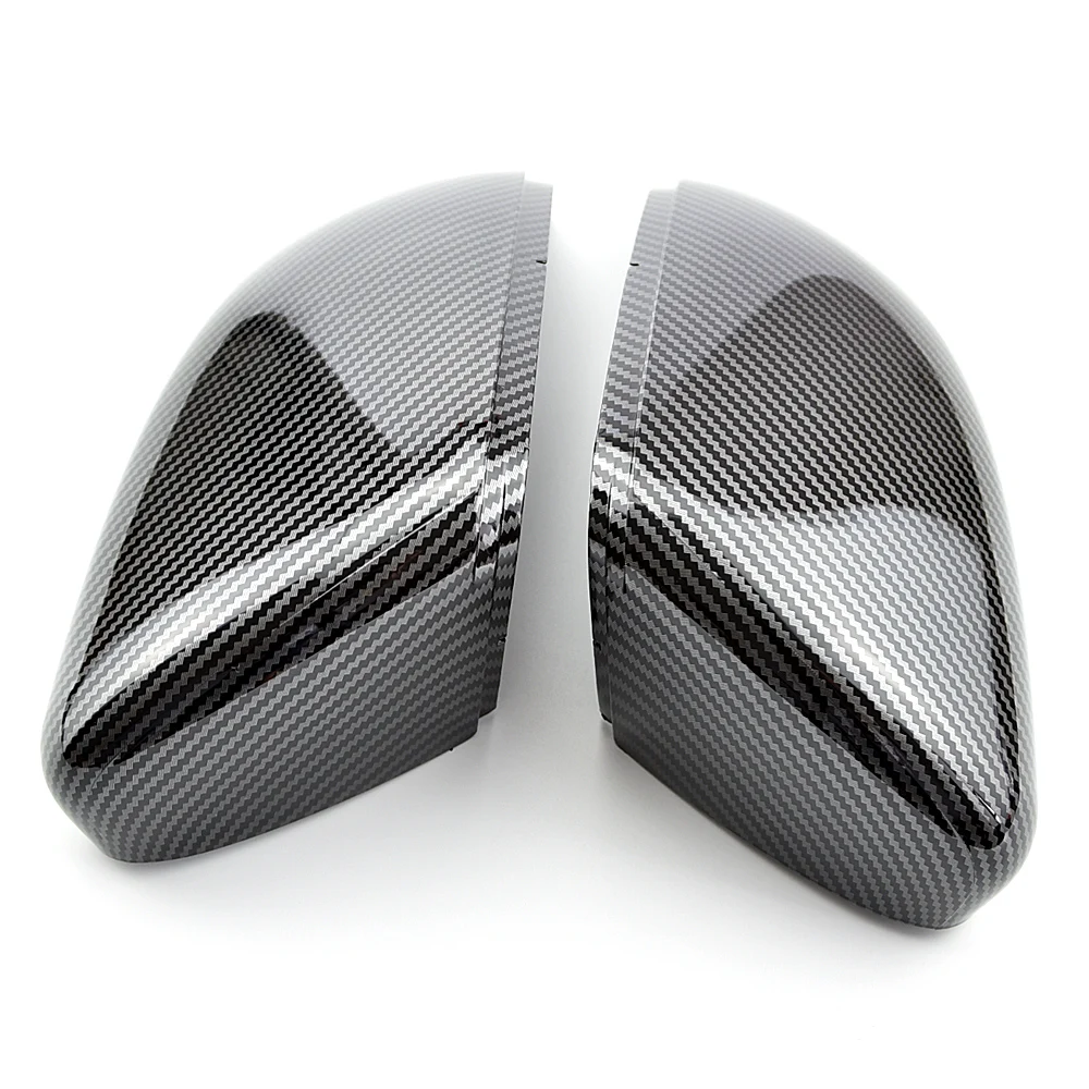 

Rear Mirror Cover Wear Resistant Glossy Compact Durable Rearview Mirror Shell 5K0857538 5K0857537 for VW Golf 6 MK6 09-12