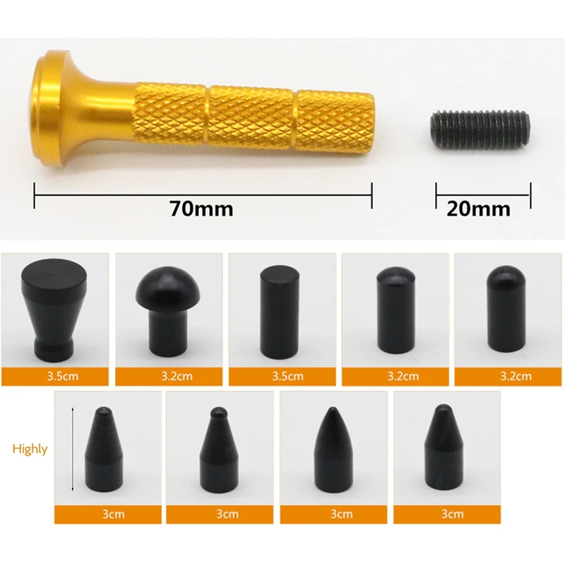 Набор вмятин без покраски для кузова автомобиля алюминиевая ручка ремонта с 9