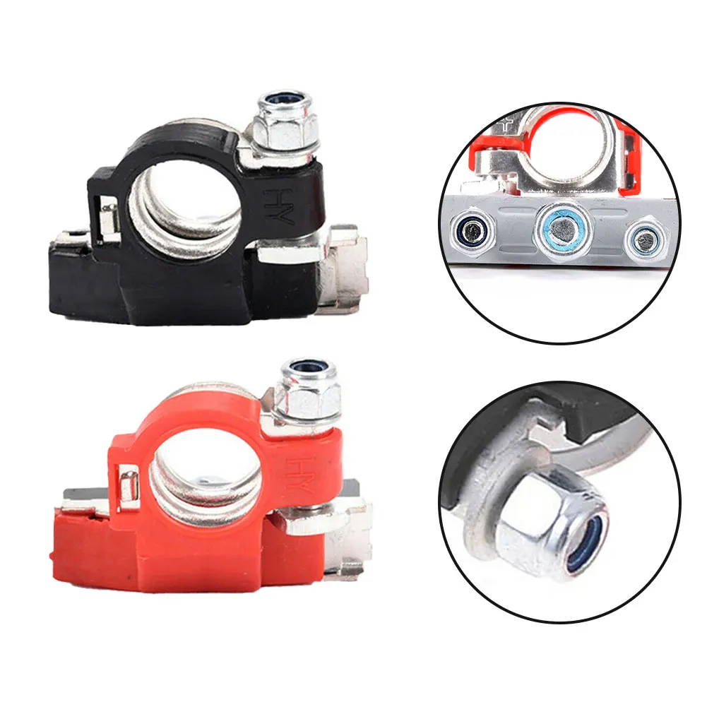 

2PCS Universal 12V 24V Battery Terminal Heavy Duty Car Vehicle Quick Connector Cable Clamp Clip Car Accessories
