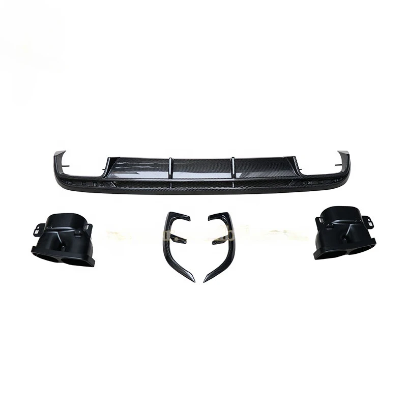 Для Mercedes Bens S Class C217 S63Amg BS Style 3K карбоновый глянцевый задний диффузный спойлер