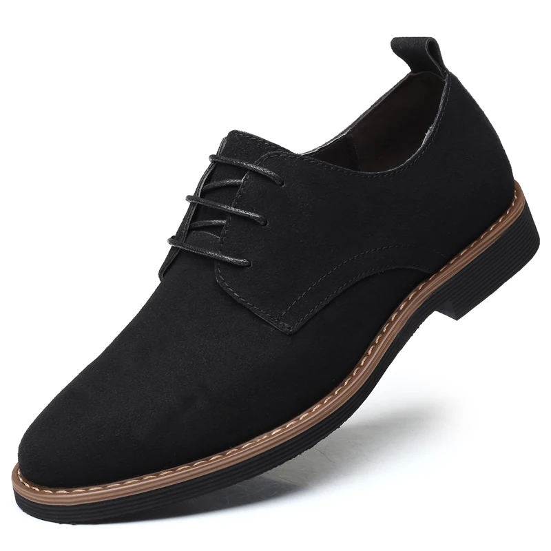 

Y456 Men Oxfords Suede Leather Dress Shoes Designer Male Casual Sneakers Luxury Moccasins Loafers Classic Flats Plus Size 48