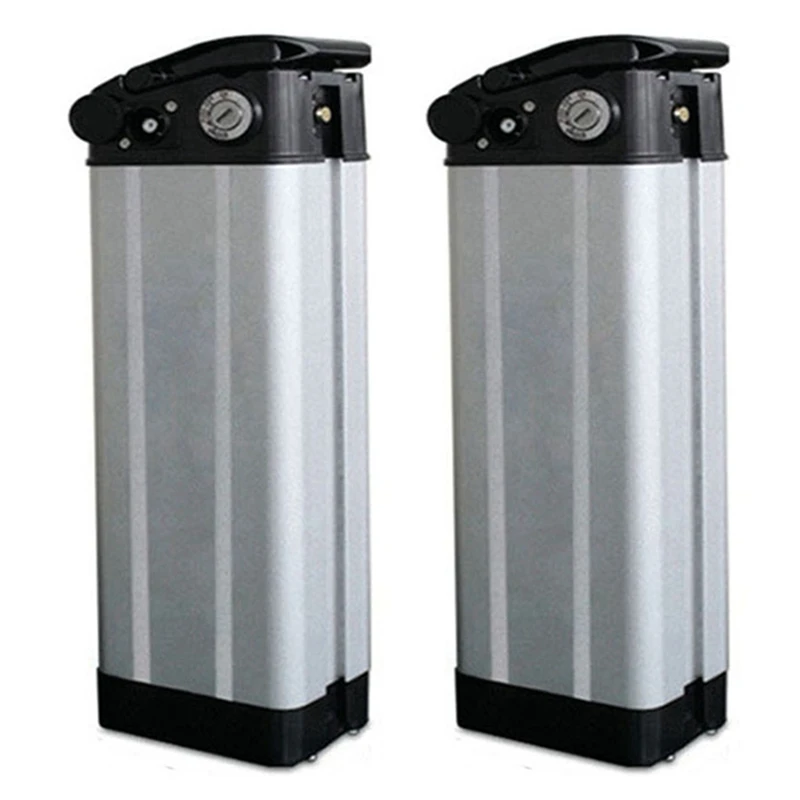 

MOOL 2X Electric Bike Plastic Lithium Battery Box 36V/48V/60V Large Capacity 18650 Holder Case Bicycle Accessories,Canon Head