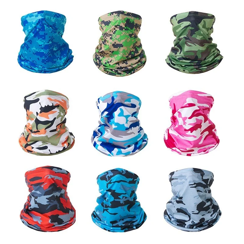 

Summer Sun Protection Ice Silk Milk Fiber Scarf Scarf Outdoor Mountaineering Fishing Magic Face Towel Multifunctional Cycling Ma
