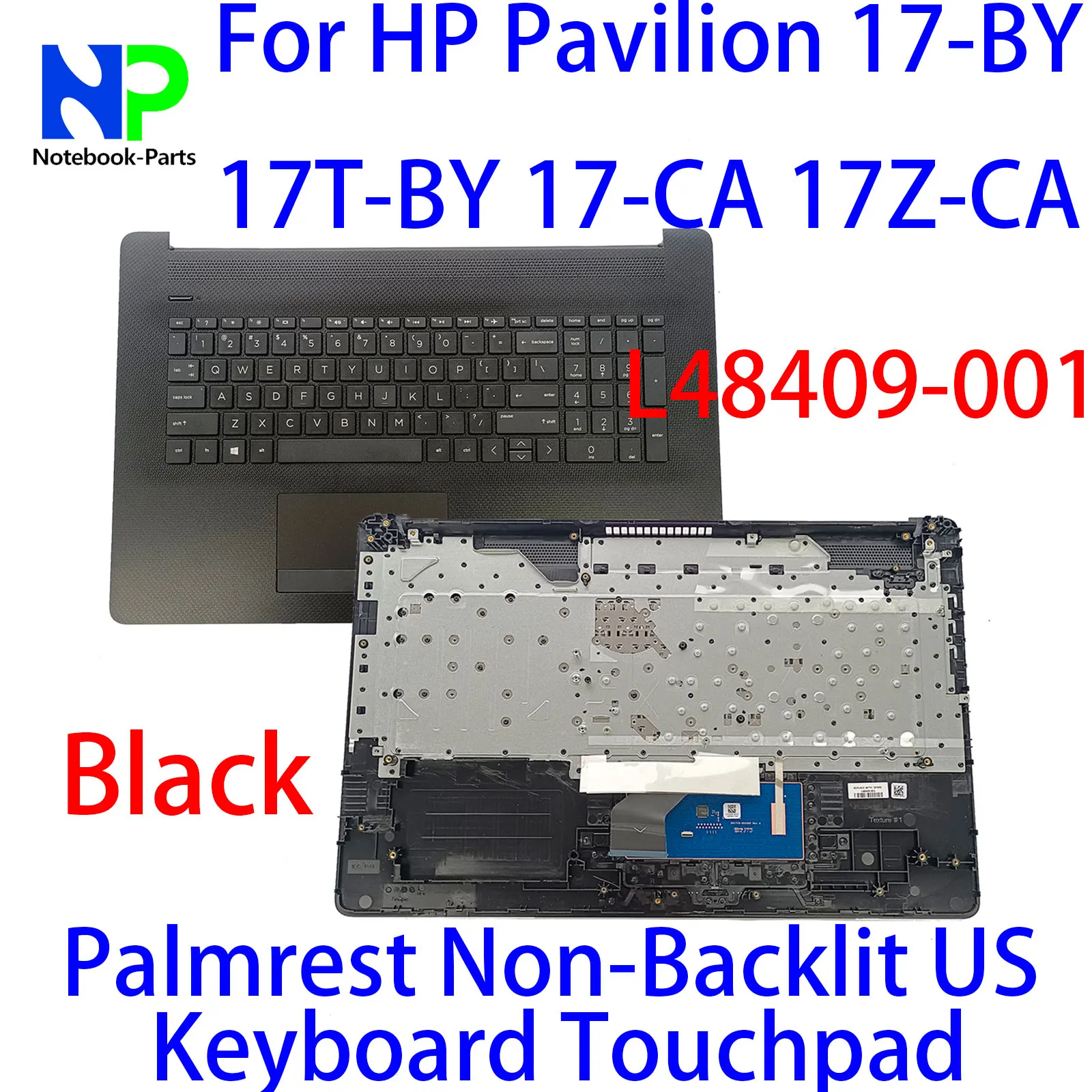 Оригинальная новая верхняя крышка для HP Pavilion 17-BY 17T-BY 17-CA 17Z-CA упор рук без