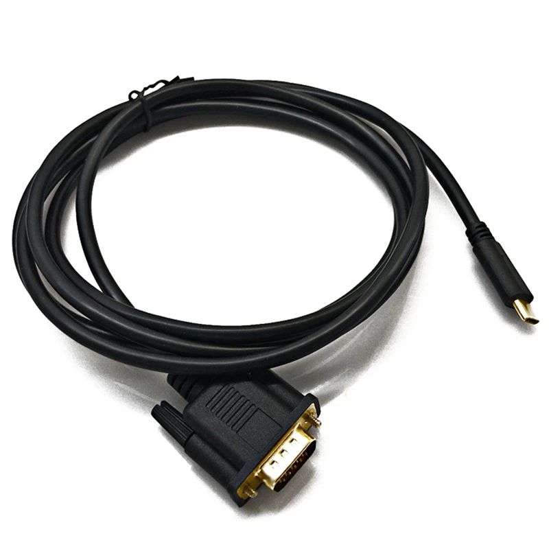 

Кабель USB C-VGA, 5,9 фута/1,8 м, кабель USB Type-C-VGA, подходит для устройств USB 3,1, подходит для HP и т. д.