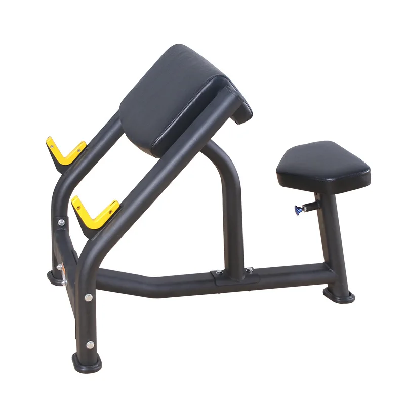 Фото Регулируемая скамья для бицепсов Custom Commercial Preacher Curl Bench: тренажер для изоляционной тренировки бицепсов сидя, стойка для сгибаний рук для домашнего спортзала №1