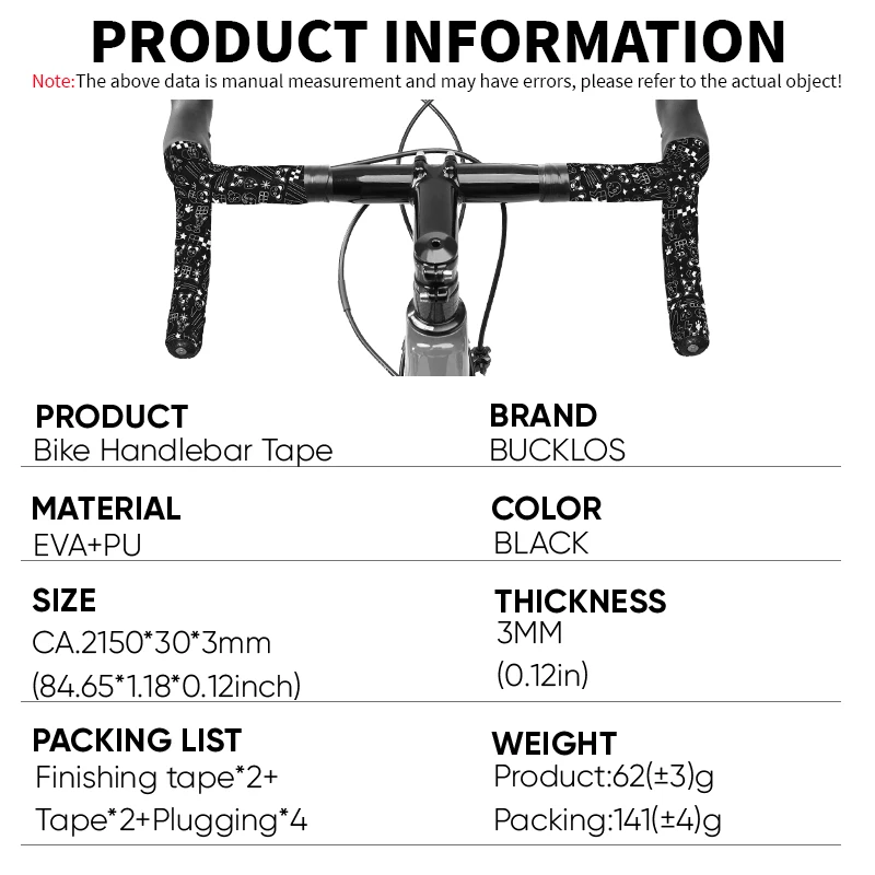 BUCKLOS ленты для шоссейного велосипеда амортизирующие велосипедного руля
