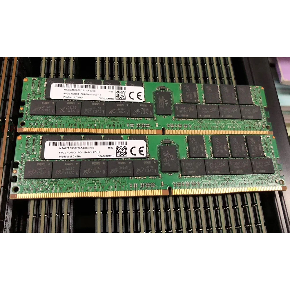 1 шт. для памяти MT 64 ГБ 2666 REG ECC 4DRX4 DDR4 LRDIMM RAM