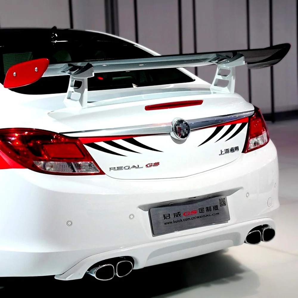 1x красный GS эмблема автомобильное крыло задний багажник 3D значок наклейка для Buick