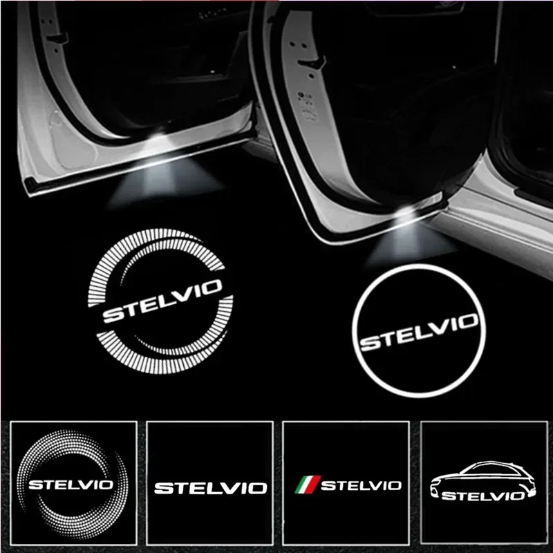 2 шт. автомобильная лампа для проектора светодиодная дверь призрачная тень