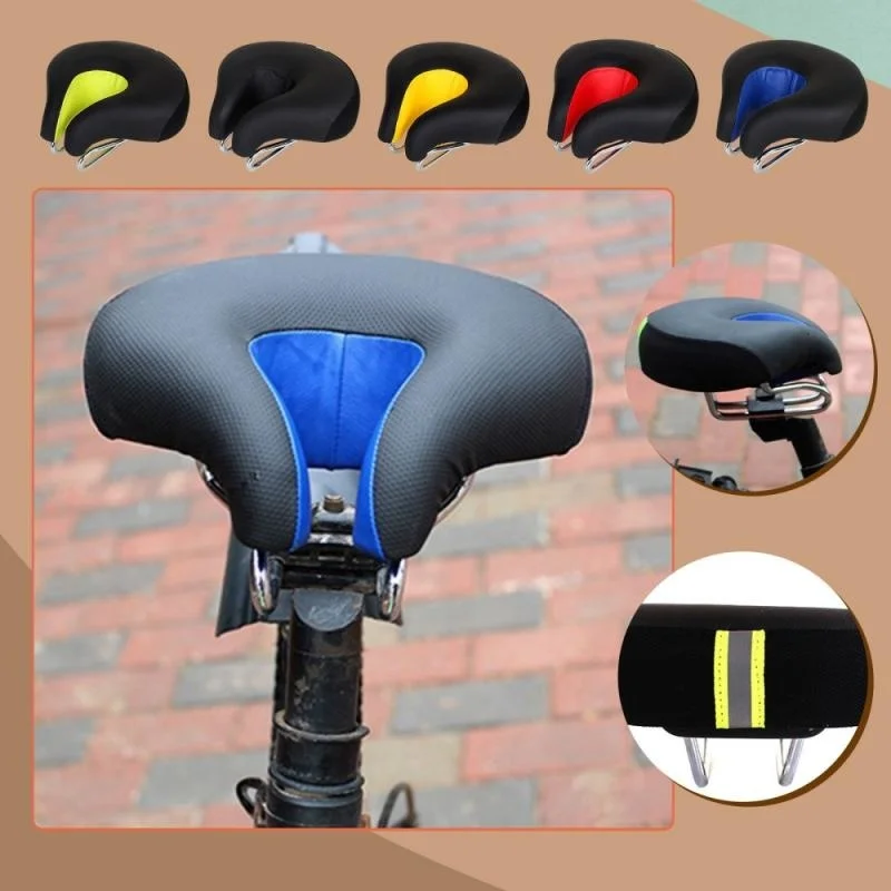 

Bicycle Saddle Noseless Saddle Seat Mountain Bike Seat Soft Thickened Seat Bike Cycling Accessories Shock Absorption Saddle