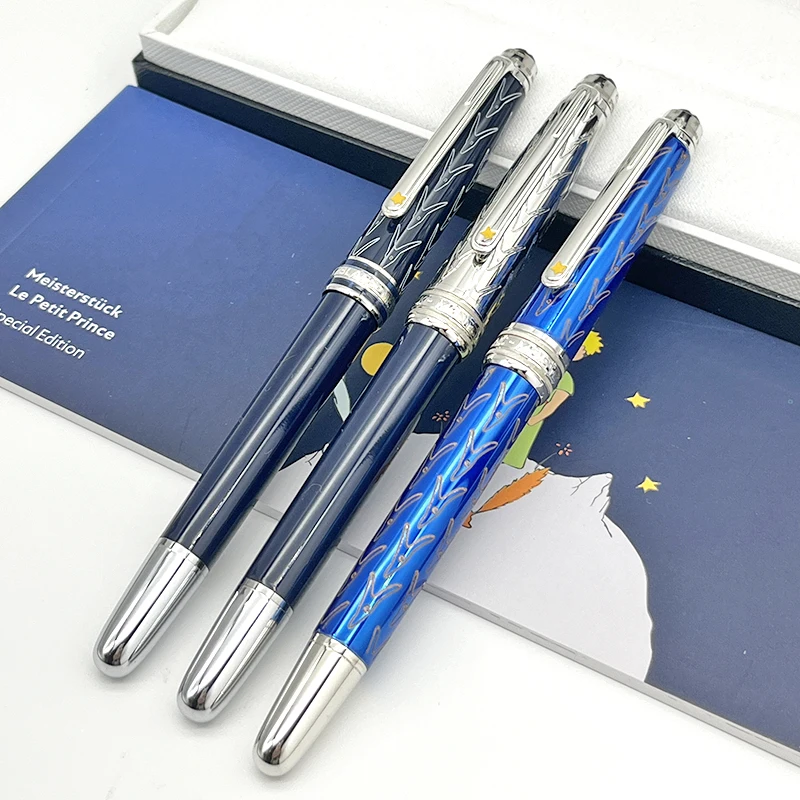 LAN Le Petit Prince 163 Dark Blue Rollerball Ballpoint Pen Luxury MB Stationery With Serial Number Little Prince