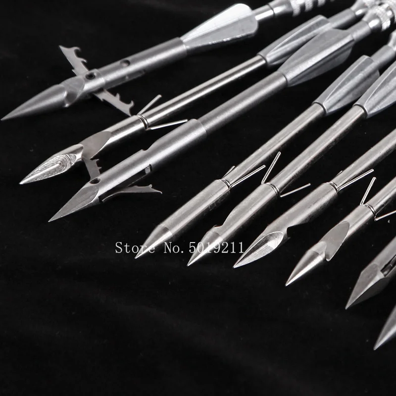 Охотничьи рогатки Shoot 10 шт. дротики для рыбы оптовая продажа из нержавеющей стали