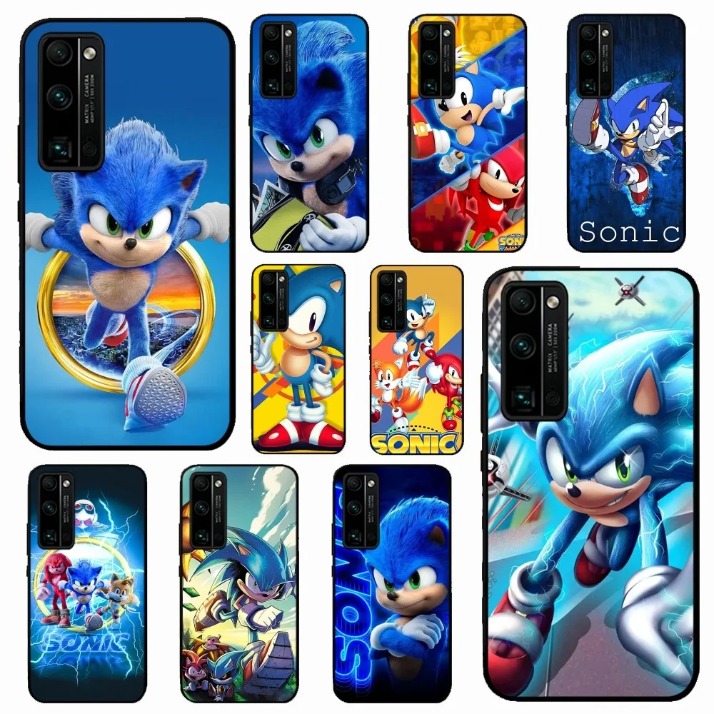 

S-Sonic Cartoon H-Hedgehog Phone Case For Huawei Honor 10 Lite 9 20 7A Pro 9X Pro 30 Pro 50 Pro 60 Pro 70 Pro Plus