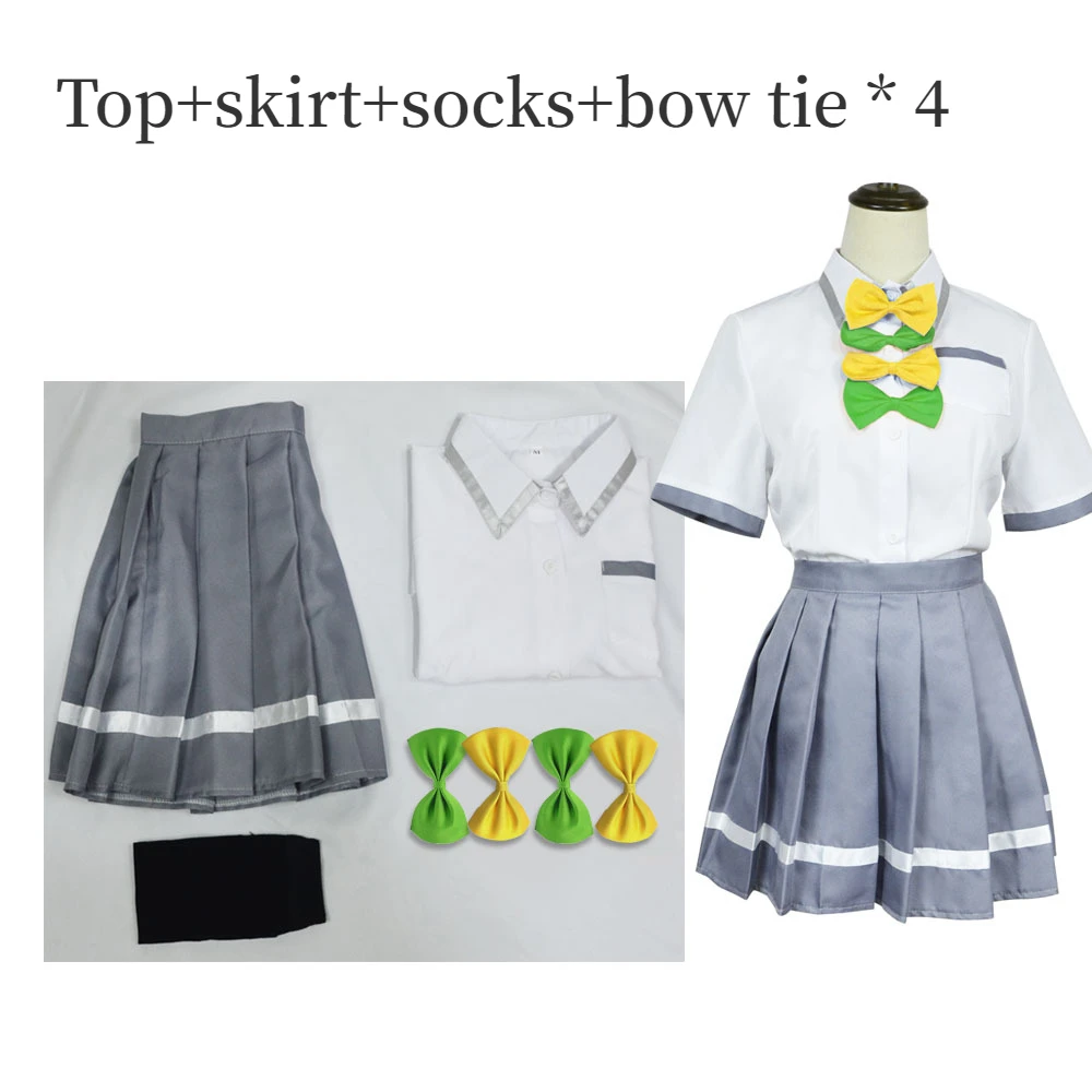 Аниме Makeine слишком много проиграющих героев Косплей Костюм Yanami Anna Маскировка JK