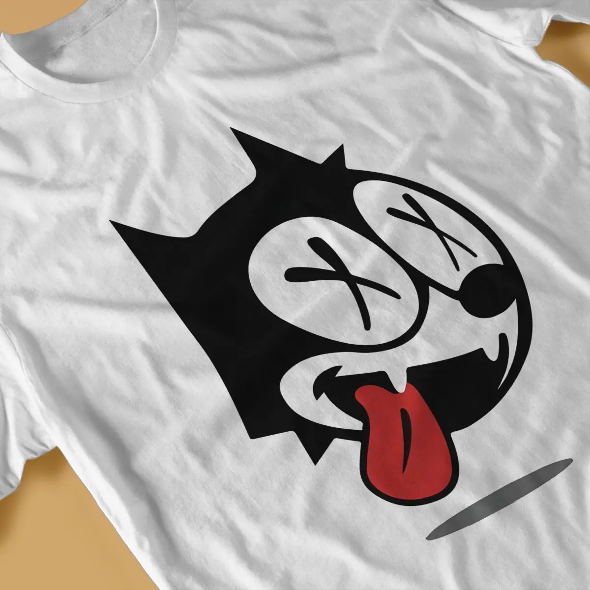 Уникальная футболка Mischievous мультяшная Повседневная Felix новинка для взрослых