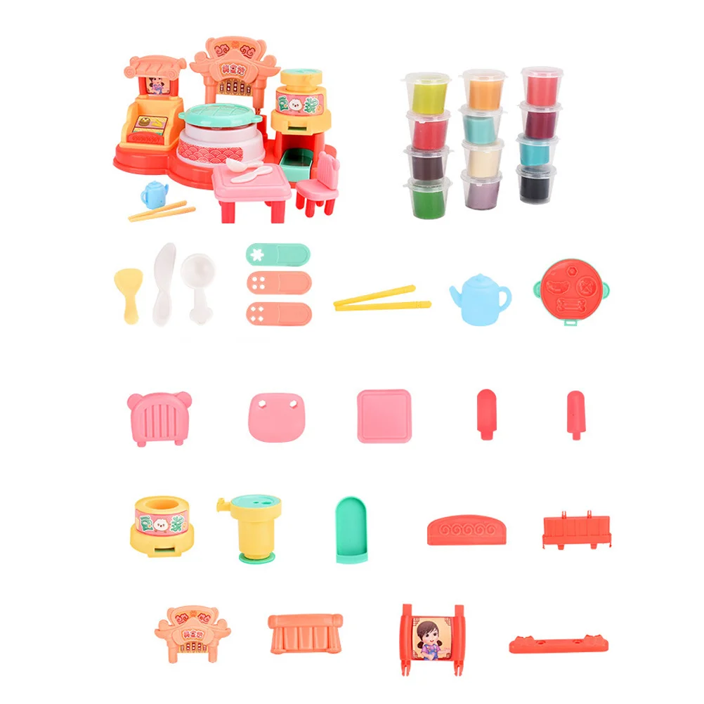 

1 Set Kids Clay Mold Plaything Colored Clay Machine Clay Plasticine Tool